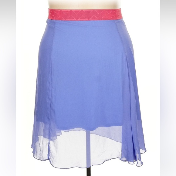 LuLaRoe LoLa Periwinkle A-Line Midi Skirt Women’s Plus Size 2X 2XL XXL - Picture 2 of 5